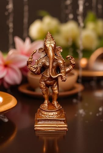 Image of Miniature Murti Copper Bhagwan Ji - 3.3 in - Pack of 1