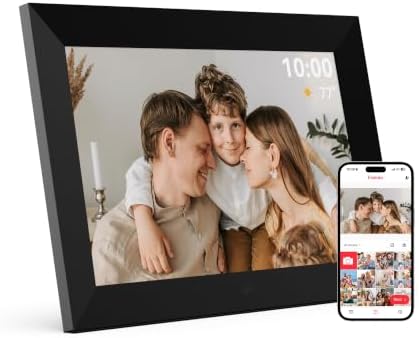 FPD 10.1 Inch Frameo Digital Photo Frame, HD IPS Touch Screen WiF...