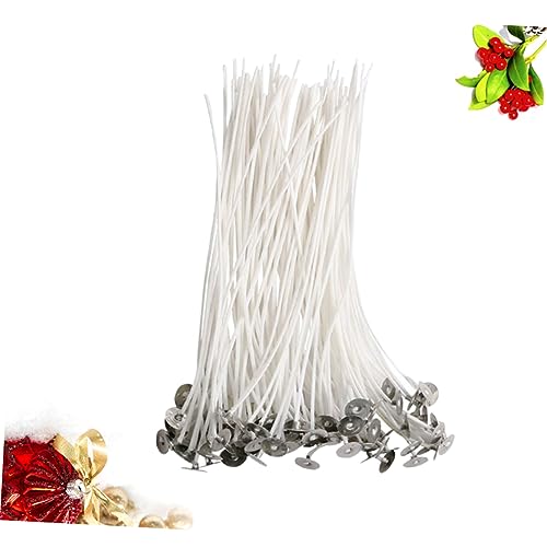 Set de 200 pabilos para velas de algodón cera 9cm miniatura 2