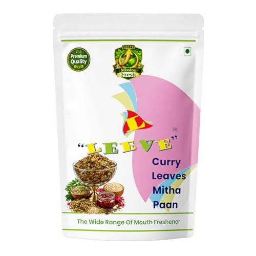 Image of Leeve Curry Leaves Kadi Patta Paan Mouth Freshener 400g | Herbal Paan Mukhwas | Digestive & Refreshing After Meal | Traditional Indian Mouth Freshener