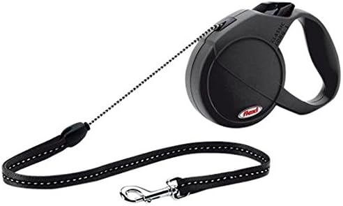 Flexi Large Retractable 26-Foot Classic Long 3 Tape Leash, Black