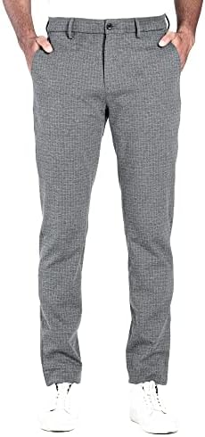 The Pant Project Luxury PV Stretchable Casual Pants for Men | Stylish Slim Fit Men's Wear Trousers for Office or Party | Mens Fashion Dress Trouser with Expandable Waist & 4 Way Stretch