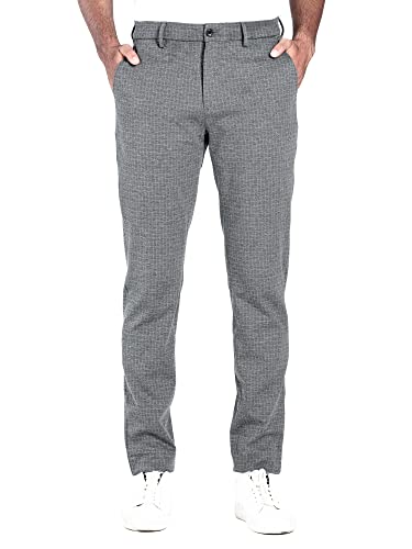 The Pant Project Luxurious, Stretchy Casual Pants for Men, Stylish, Fashionable Slim-Fit Men's Pants for Office or Party, With Expandable Waist and 4-Way Stretch