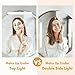 cambk Set of 2 Wireless Vanity Makeup Lights for Mirror, Rechargeable LED Stick On Light Bar for Bathroom Mirror with 3 CCT&Dimmable, Elegant Cordless Lighting Chritsmas Holiday Gifts for Women