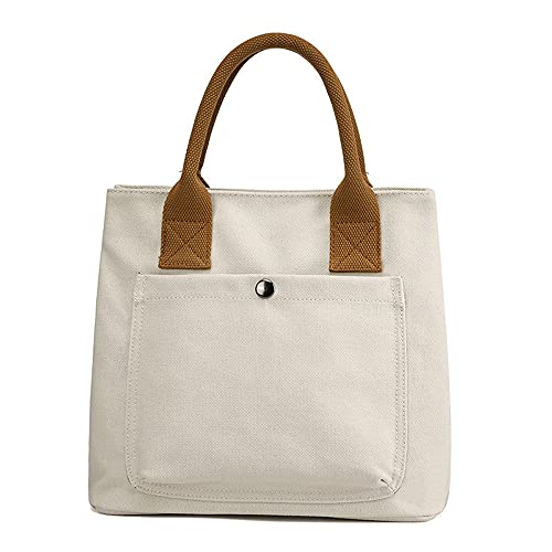 Sac à main en toile décontracté pour vos journées de cours et balades