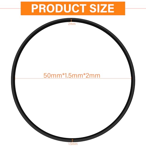 TorqueVance Seal O-Ring Float Bowl Gasket Replacement Lawn Mower Rings Carburetor Accessories 16010-ZE1-812 for GX120 GX140 GX160 GX200 GXV120 GXV140 GXV160, 10Pcs