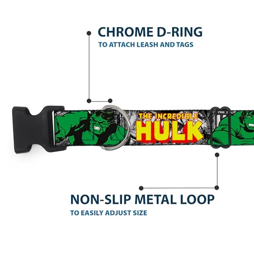 Collar de Perro Hulk de 13 a 18 Pulgadas ideal para Paseos Urbanos y Parques 6