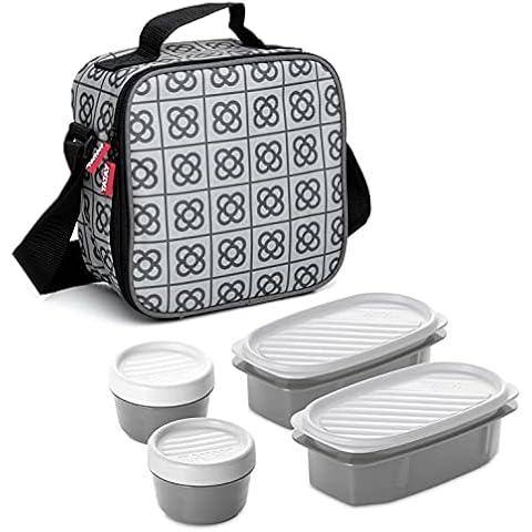 Bolsa térmica Tatay Urban Food Casual con 4 tuppers herméticas Cover
