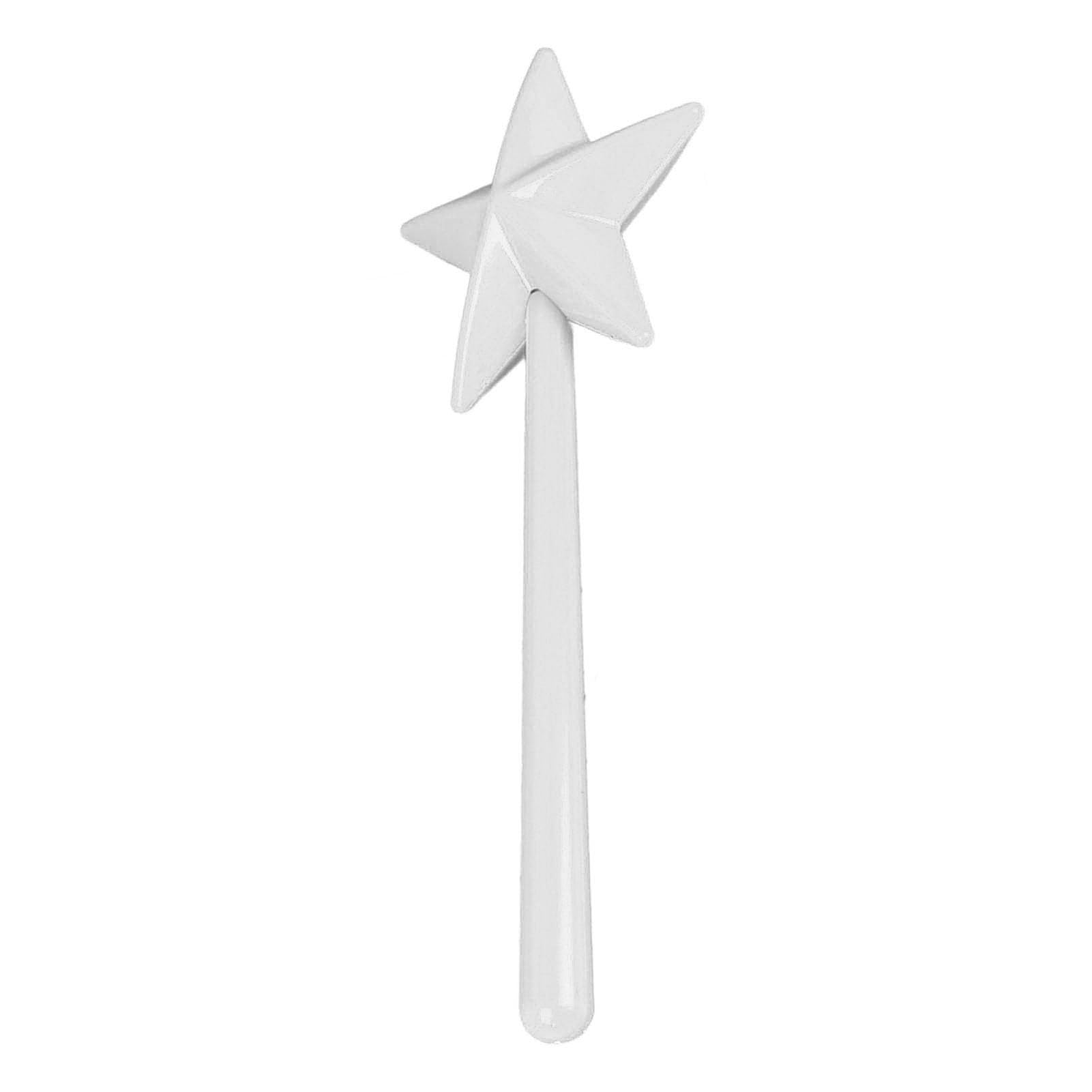 Salt and Shaker, ABS Shaker Wand Refillable 3 Holes Kitchen Decor for Halloween (White)