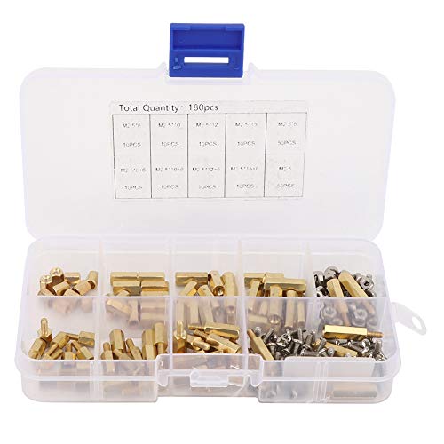 Samfox M2 Standoff Kit - 270pcs M2 Männlich Weiblich Messing Spacer