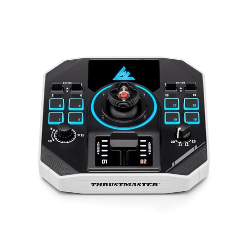 Thrustmaster Sol-R 2 Hosas Space Sim Duo Flightstick Usb Nero Bianco - 4