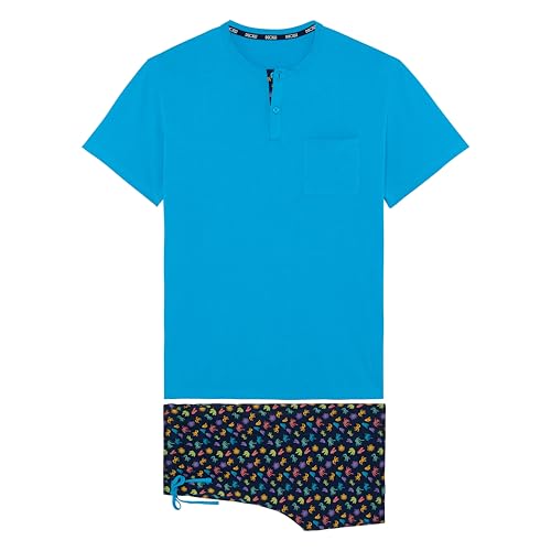 HOM Pyjama Court California ensemble de pijama homme haut de gamme coupe moderne