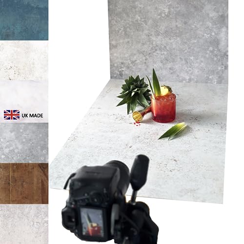 Toile de fond vinyle Salt blanc lavable pour photo nette
