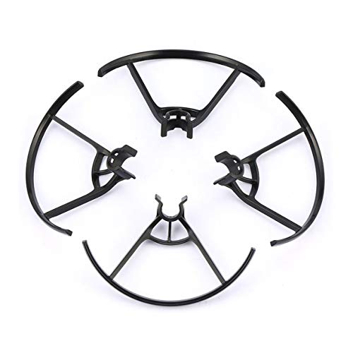 Preisvergleich Produktbild Schützen Propeller Requisiten Klingen Teil Schutzring Propellerschutz Messer für DJI Tello Drone Zubehör (Schwarz) Schützen Ersatz