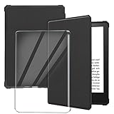 La funda diseño ultra delgado de color puro Sencillo para un excelente tacto y la impresión visual, Instalación fácil, ajuste perfecto,y el cristal templado es muy fácil de instalar y quitar, se adapta perfectamente a su Tablet Kindle Paperwhite 11 (6.8").