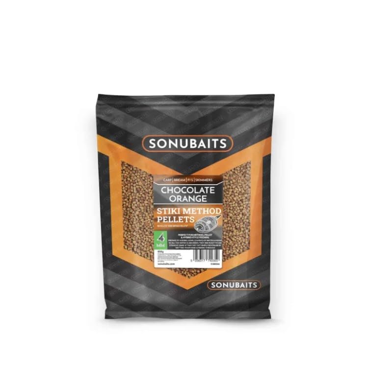 Preston Sonubaits Stiki Method Pellets 4mm X2 (Chocolate Orange)