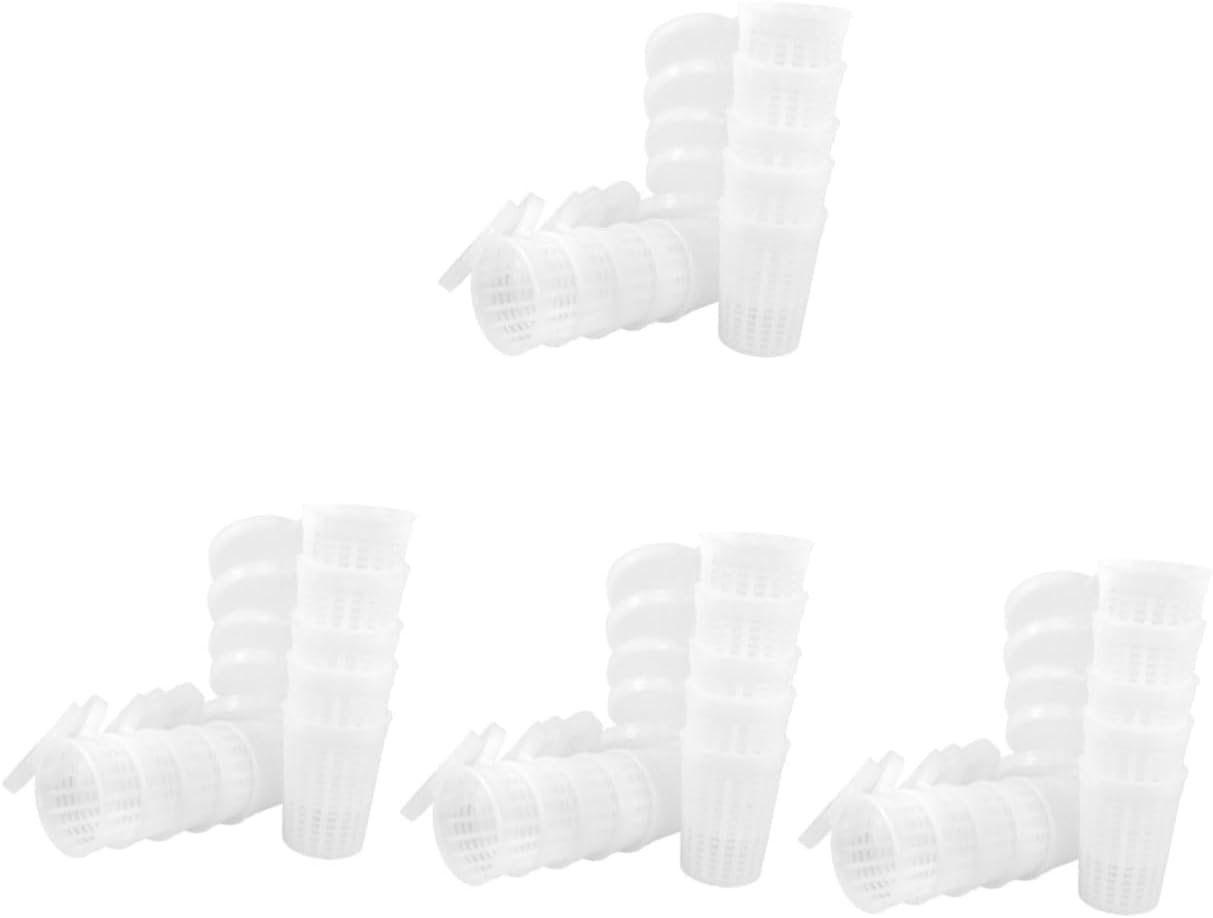 BESPORTBLE 20 Pcs Bait Cage Fishing Gear Fishing Bait Cage Fishing Cage Supplies Lure Holder Bait EEL Cage