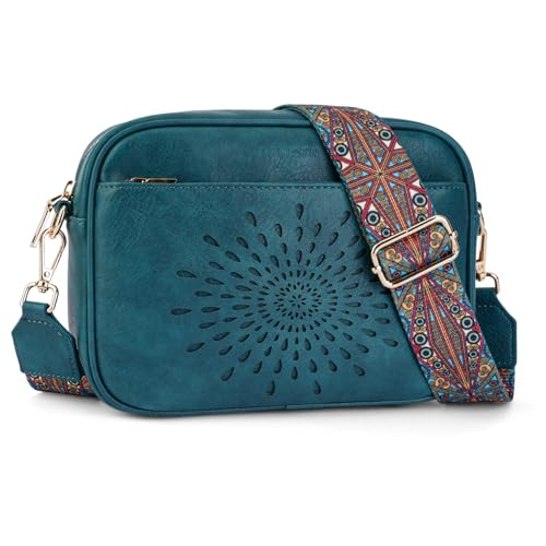Image of APHISON Crossbody Bags for Women Trendy,Vegan Leather Small Crossbody Purses Shoulder Handbags with Adjustable Strap