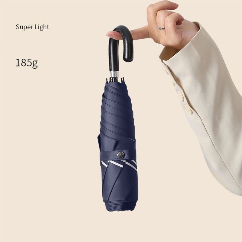 TOBILE Ombrello Donne Ultralight Portable Crook Handing Ombrello Ombreen Anti-Ultravioletto Ombrello Soleggiato