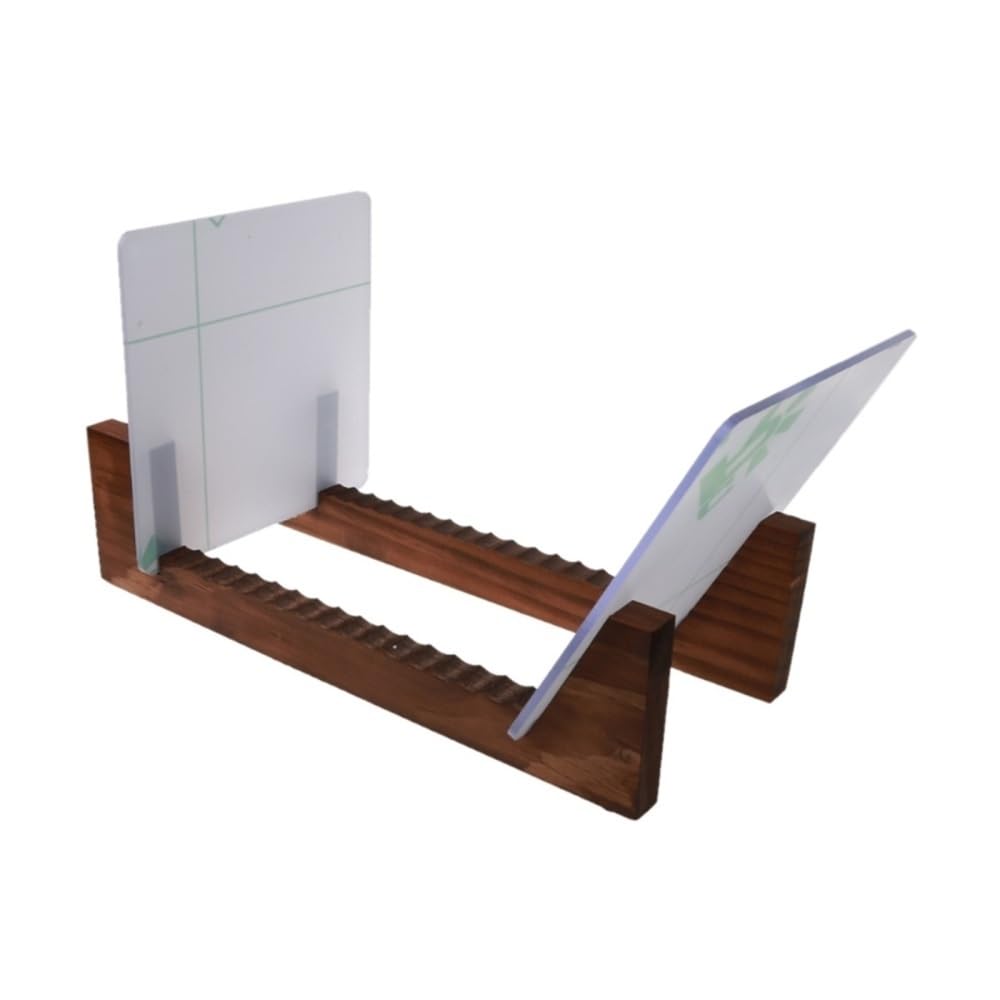 RYUQW3RE Cd Storage Rack Record Storage Holder, Portable Stand, Stacks up to 50 Albums