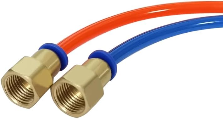 100PCS BSPT PCF6-02, 6mm to 1/4' Pneumatic Connectors Female S