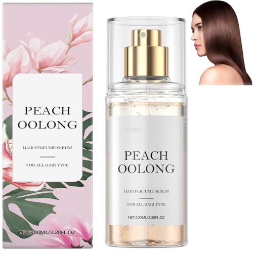 Parfum capillaire Peach Oolong pour femme, spray longue durée à saveur Peach Oolong pour les soins capillaires et cutanés, pour le corps, léger et non collant, adapté à tous les types (1PCS)