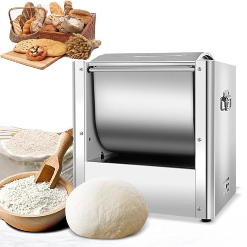 Impastatrice a spirale professionale in acciaio inox, capacità 6 kg, per ristoranti e panetterie, macchina elettrica per pane e pasta