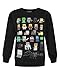Produktbild Minecraft Boys Jumper Kinder Sprites Creeper Pig Black Sweatshirt Sweater 9-10 Jahre