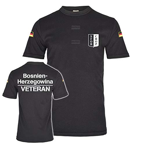 T-shirt noir BW Tropen pour les randonnées estivales et le bivouac