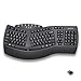 Perixx Periboard-612 Wireless Ergonomic Split Keyboard with Dual Mode 2.4G and Bluetooth Feature, Compatible with Windows 10 and Mac OS X System, Black, US English Layout