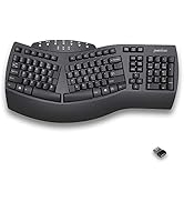 Perixx Periboard-612 Wireless Ergonomic Split Keyboard with Dual Mode 2.4G and Bluetooth Feature,...
