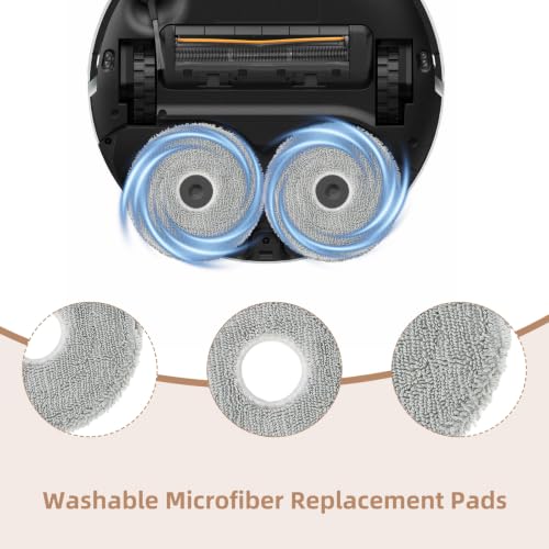 Image of TriCut Brush Accessories Replacement Parts for Dreame L10s Ultra Gen 2 /L10s Pro Ultra /X30 Ultra /L40 Ultra AE, includes 1 Tri-Cut Main Brushe, 4 Filter HEPA, 6 Mop Cloths, 6 Dust Bags, 6 Side Brushes
