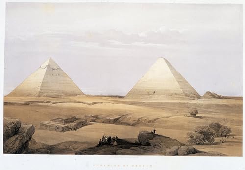 Affiche Graffiti Pyramides de Geezeh David Roberts Art Mural Urbain 60x90cm