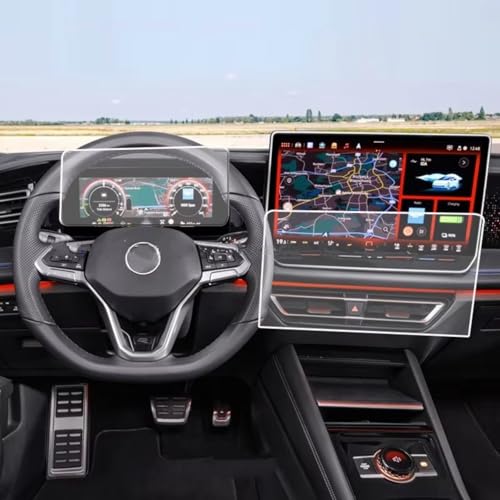 Verre trempé de navigation GPS pour VW Tiguan 2024