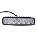WZTO Focos LED Tractor, 18W Faros Trabajo LED 12V-24V Barra, Focos de Coche para SUV, ATV, UTV, Off-Road, Camión, Moto, Barco