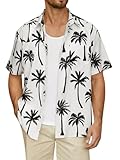 Hardaddy Camisa hawaiana de manga corta para hombre, XXX-Large