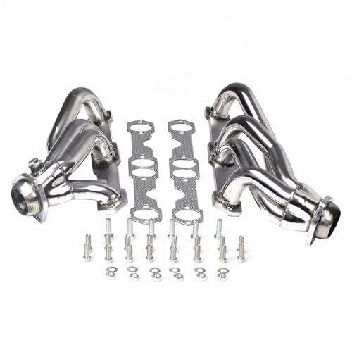 Tuyaux d'échappement en acier inoxydable pour camion Chevy V8 305 350 une finition durable