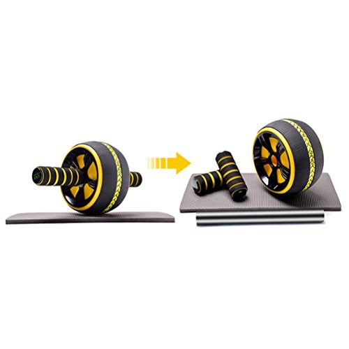 WINOMO Rolo Ab para exercícios abdominais para exercícios abdominais e exercícios físicos para trein