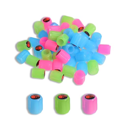 Weilin 18 Pcs Dust Caps for Car Tyres, Car Tyre Valve Dust C