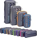 BAGAIL Microfibre Travel Towel, Perfect Camping Towel, Swimming Towel and Beach Towel, Quick Dry - S