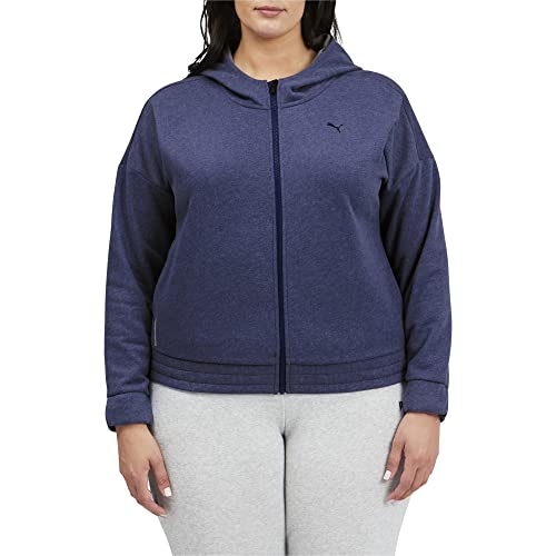 PUMA Womens Train Favorite Fleece Jacket Athletic Outerwear Casual - Blue