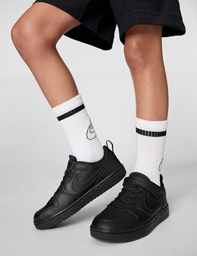 Image of Nike Unisex Kids' Court Borough Low Recraft Shoes - Boys Girls Todders & Baby Sneakers