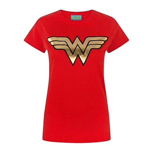 Camiseta para mujer Wonder Woman Foil DC Superhero