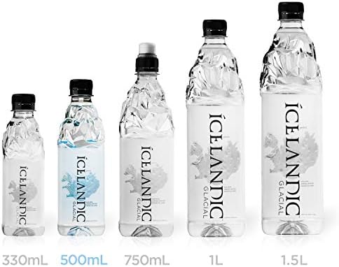 Icelandic Glacial Premium Still Water 500ml Recycled PET Bottles x 24 Per Pack  Alkaline/Low PH, Recycled Packaging, BPA Free, Carbon Neutral from Icelandic Spring. Low TDS and Mineral Content.