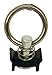Pit Posse Single S Track Anchor Tie Down Rail Stud Ring Spring Loaded (Black)