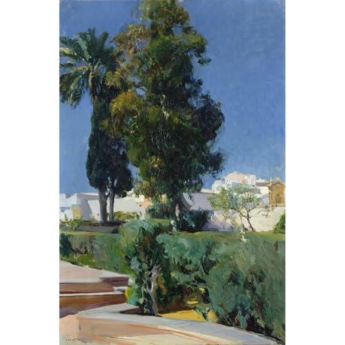 Coin du jardin Séville par Joaquin Sorolla pour illuminer votre salon