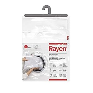 Rayen, Bolsa para Máquina de Lavar Ropa, Blanco, talla S, 30 x 40 cm