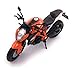 H-Customs Moto Vélo Superduke R Orange Vélo Modèle LICENCIE 1:18