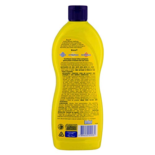 Lustra Móvel Brilho Prático Lavanda 500 ml, Bravo, 500 ml