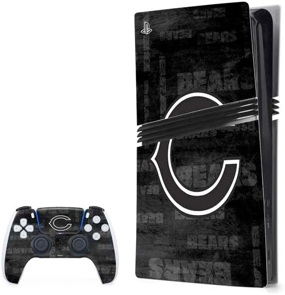 Skinit Decal Gaming Skin Compatible with PS5 Pro Bundle - Officially Licensed NFL Chicago Bears Camo Design